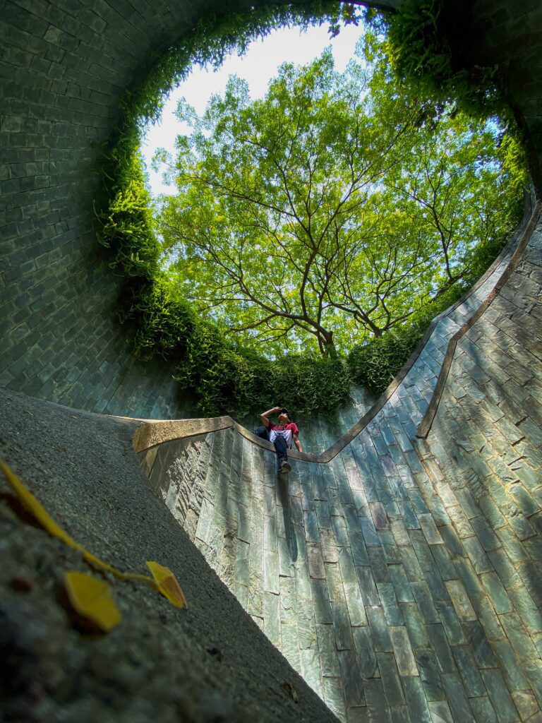 Instagrammable spot in Fort Canning Park, Singapore