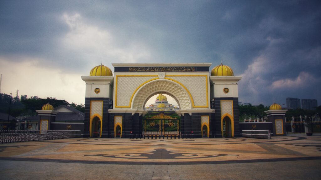 The golden domed roof of Istana Negara