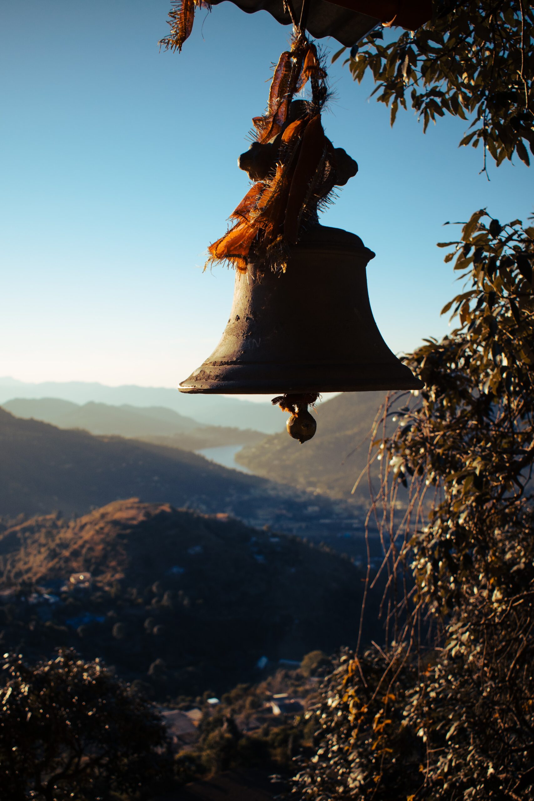 A bell as one of the auspicious symbols of Hinduism