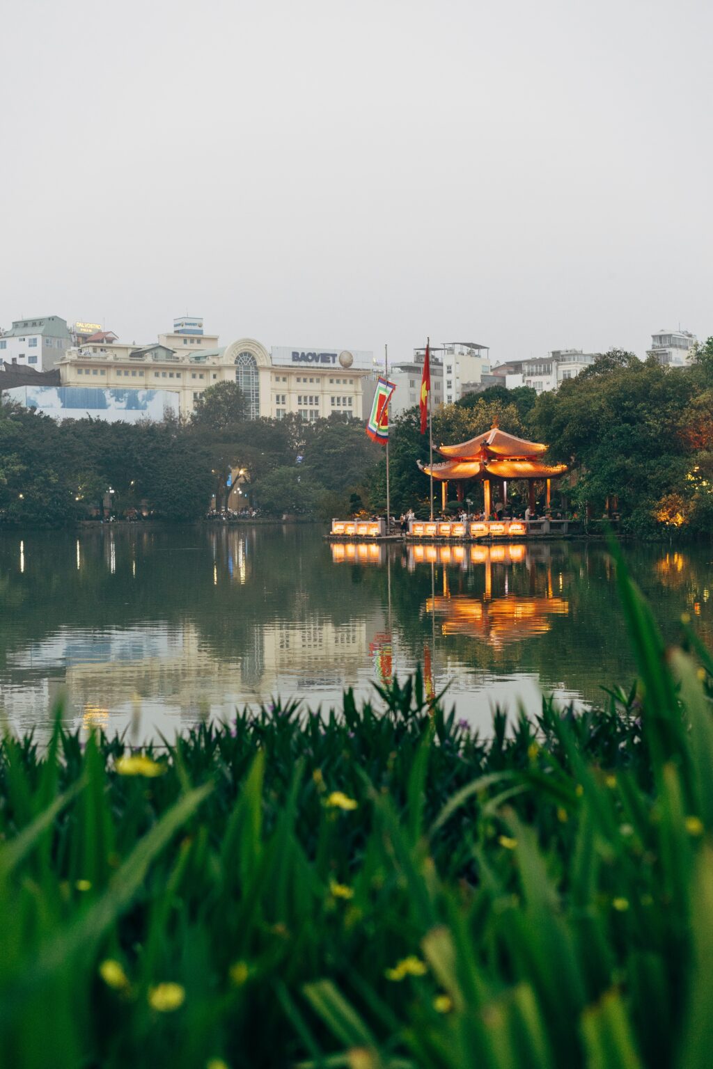 Hoan Kiem Lake in Hanoi