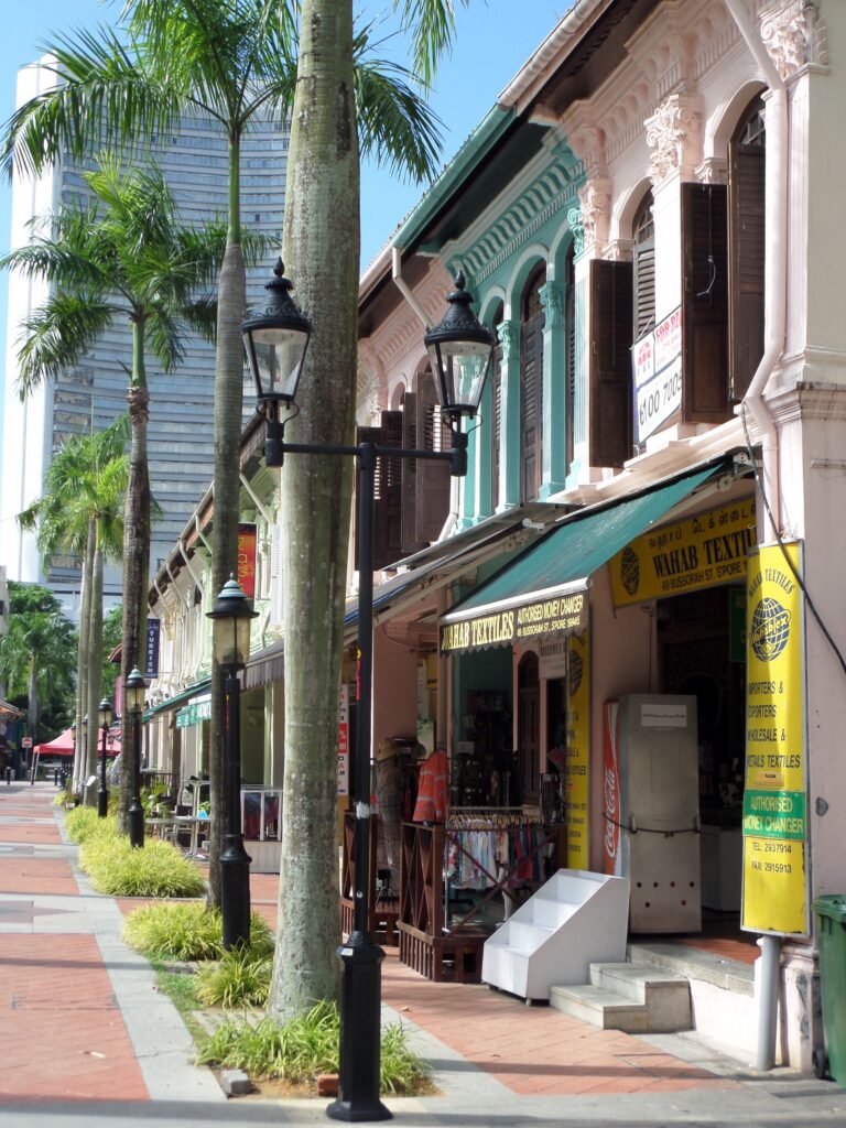 Vibrant streets of Kampong Glam, Singapore