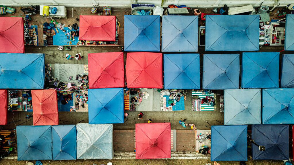 Market place in Luang Prabang