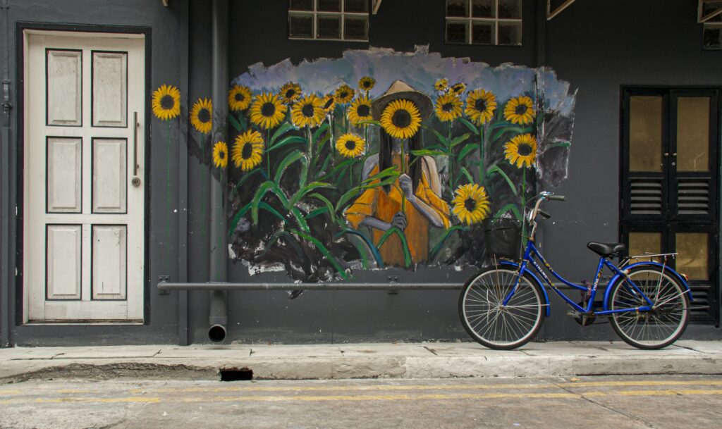 Street art in Kamping Glam, Singapore