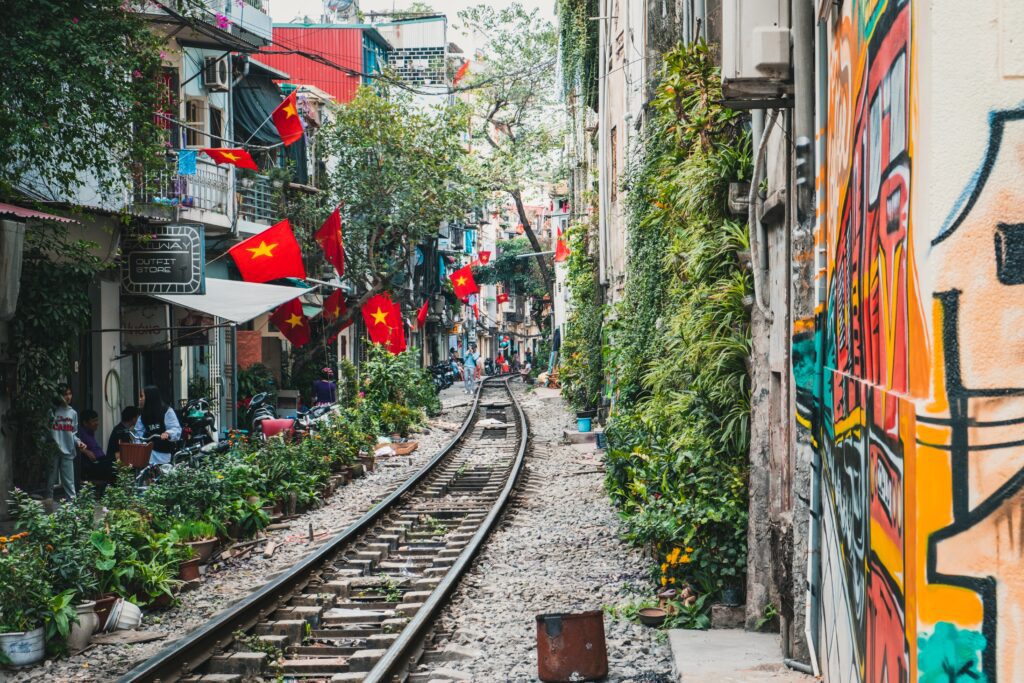 Train Street in Vietnam