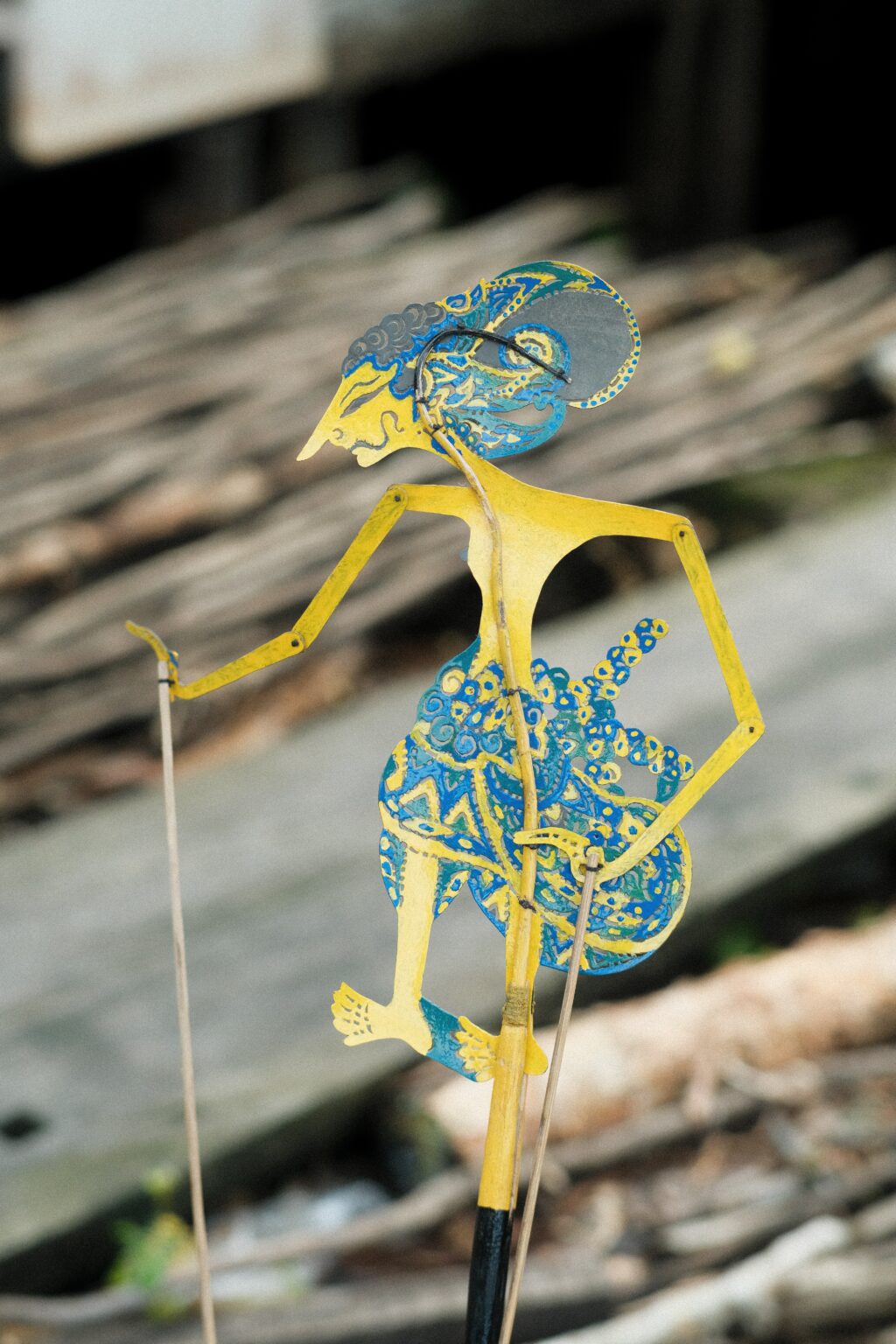 Wayang Kulit Puppet, a traditional artform in Malaysian Culture