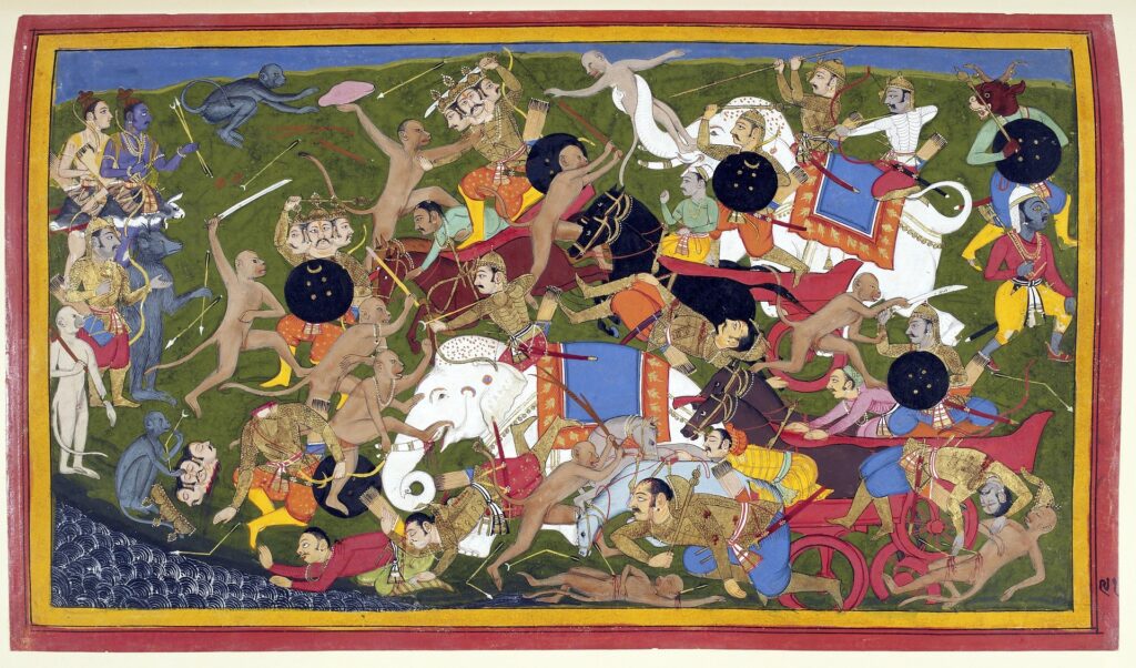 The Battle of Lanka in the Ramayana