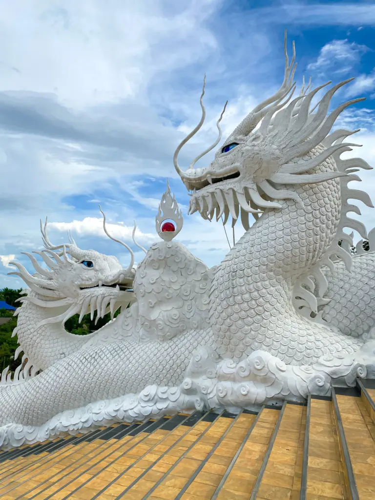 Wat Huay Pla Klang Dragon Stairs