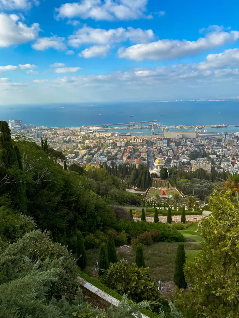The Baha'i Gardens in Haifa, Israel