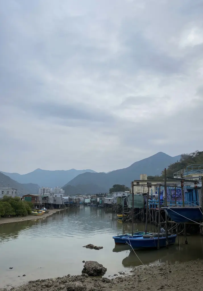 Tai O Fishing Village Azure Mountains