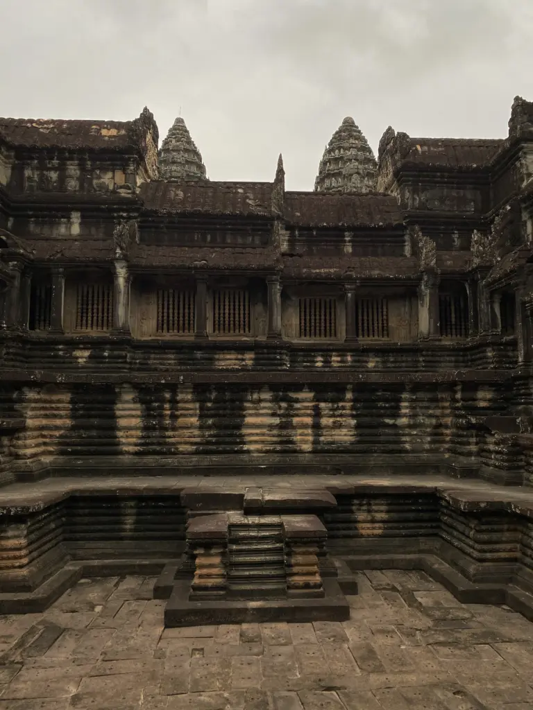 Two Towers Peeking in Angkor Wat