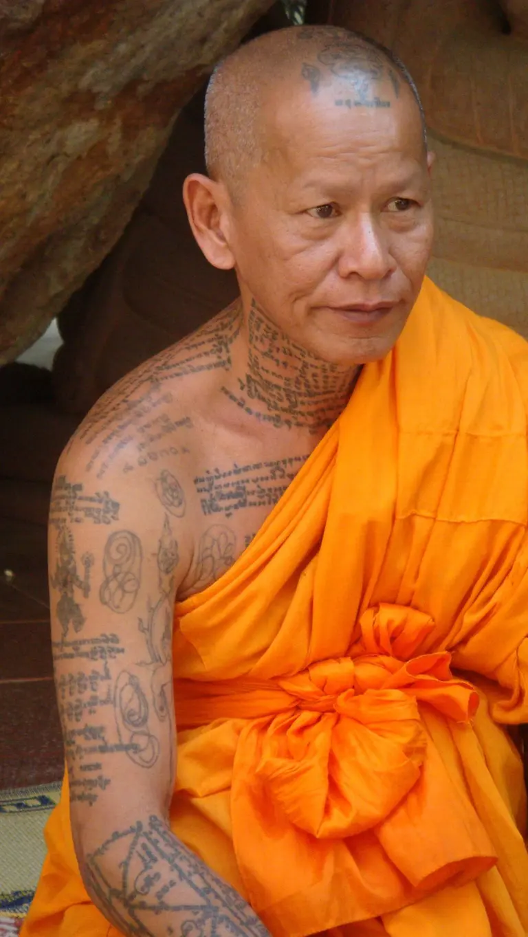 Sak Yant Tattoo Monk