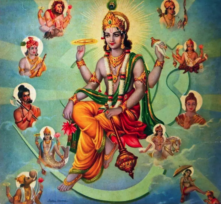 The 10 Avatars of Vishnu