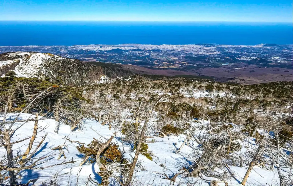 Mt. Hallasan Hiking in Winter