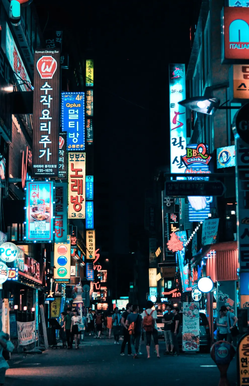 Neon Streets of Seoul
