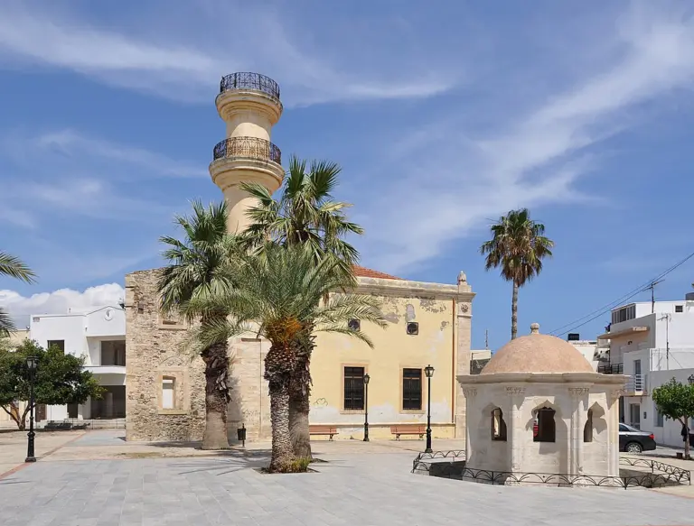 Ierapetra Old Quarter with Mosque and Fountain