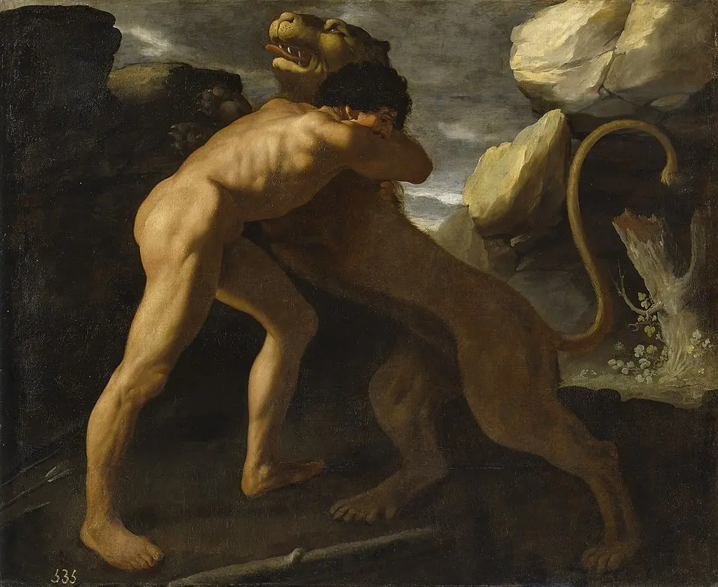 Hercules and the Nemean Lion