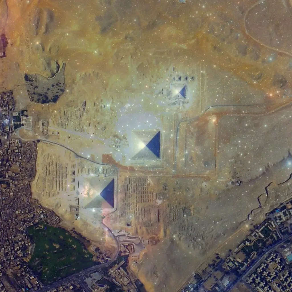The Pyramids Aligned with Orion's Belt