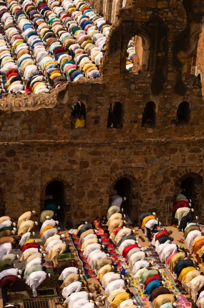 Muslims Praying in Pakistan