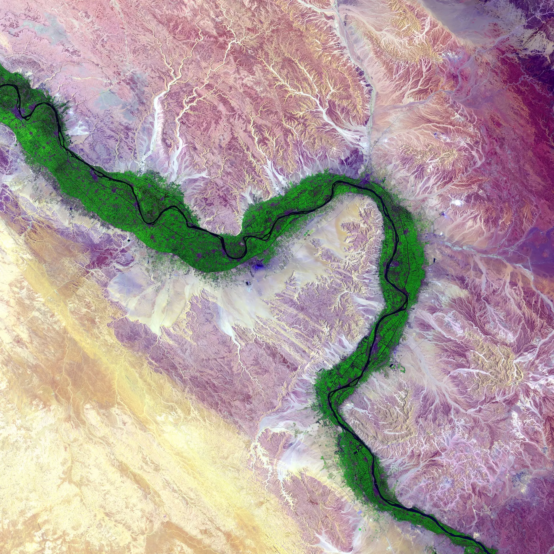 Nile River Aerial