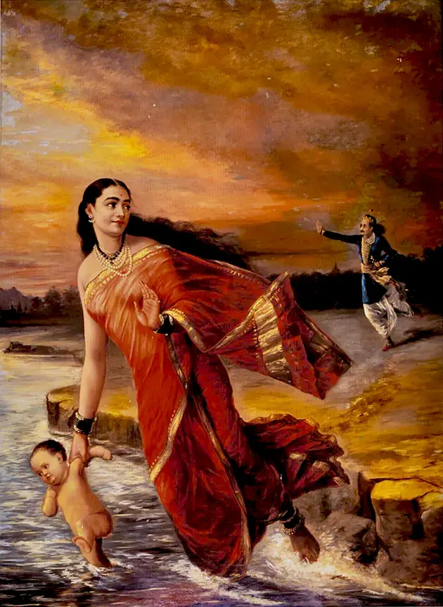 Shantanu watches in horror as Ganga drowns their child