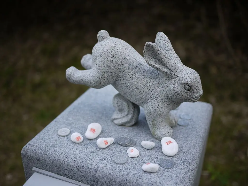 The Hare of Inaba at Hakuto Shrine
