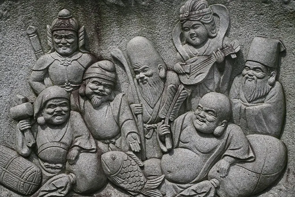 The Shichifukujin or Seven Lucky Gods