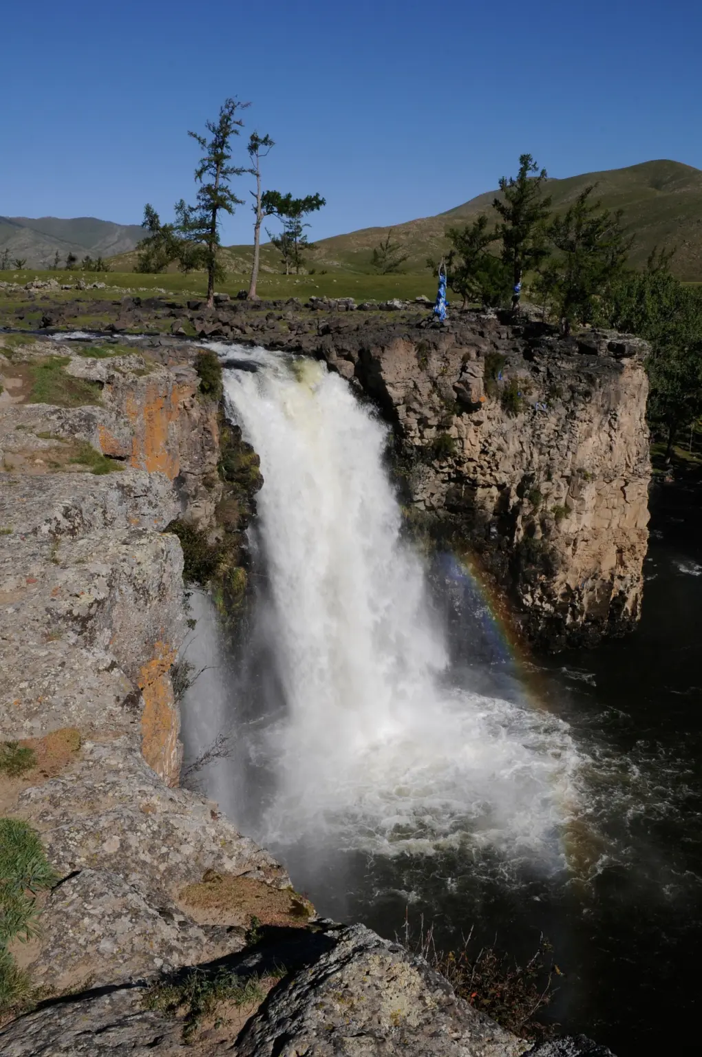 Mongolia Waterfall